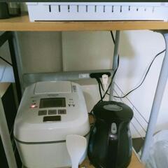 家電 キッチン家電 キッチンラック電源付