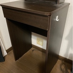 期限過ぎたので販売‼️中古◆ドレッサー◆椅子付き◆ブラウン◆の画像