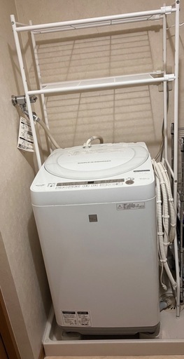 決定しました！洗濯機、ラック　5/18(土)午前中引渡し限定