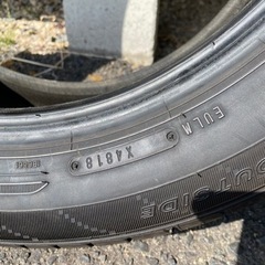 中古タイヤ2本215/55R17の画像