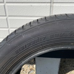 中古タイヤ2本215/55R17の画像