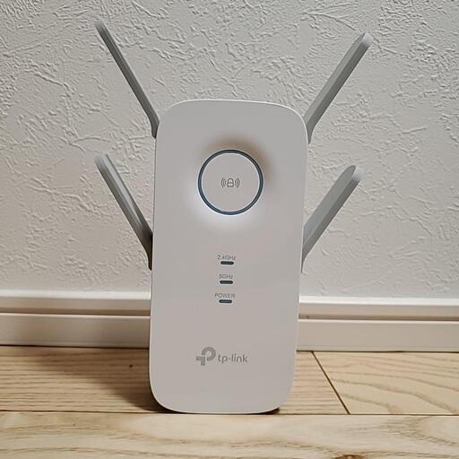 (中古)(箱無し)パソコン 周辺機器 無線LAN中継器 tp-link RE650