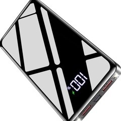 【新品未使用】【急速充電】モバイルバッテリー 40000mAh大...