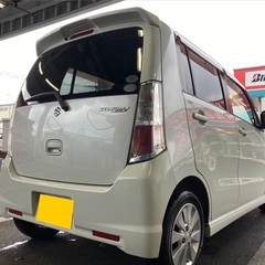 月々8千円〜分割払い可‼️ 車検2年付き！！【名義変更代込み】☆スズキワゴンRスティングレー☆純正オーディオ付き☆プッシュスタート☆ドライブレコーダー付きのフル装備☆純正アルミ☆そのまま乗って帰れます！の画像