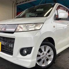 月々8千円〜分割払い可‼️ 車検2年付き！！【名義変更代込み】☆スズキワゴンRスティングレー☆純正オーディオ付き☆プッシュスタート☆ドライブレコーダー付きのフル装備☆純正アルミ☆そのまま乗って帰れます！の画像