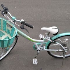 ?【売約済】24インチ ?  子ども用 中古 自転車 7480円 ?6段切替 ?鍵 ?ライト付 安心の新規防犯登録料込み 138