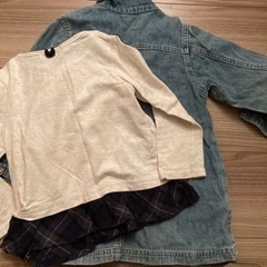 女の子 100 長袖　チュニックの画像