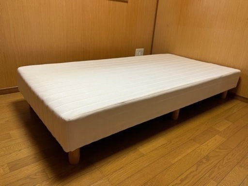 (終了)家具 ベッド 足付きシングルベッド