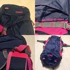Colemanコールマン  Mt.Trek 45 short ネイビーの画像