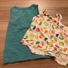 pikku poika100、Zara104ノースリーブの画像