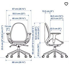 【明日までの引き取りでお値下げします】IKEA オフィス デスク　チェア  椅子の画像