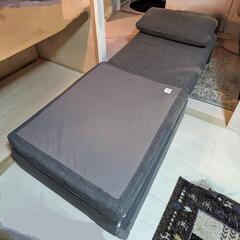 【美品】ソファベッド　シングル　折りたたみ