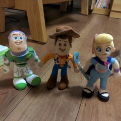 トイ・ストーリー　自立ぬいぐるみ　3点セットの画像
