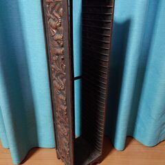 民芸品？　銅か真鍮か？材質不明　ＣＤラックの画像