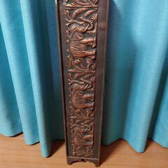 民芸品？　銅か真鍮か？材質不明　ＣＤラックの画像