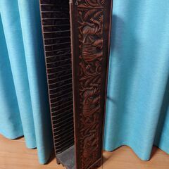 民芸品？　銅か真鍮か？材質不明　ＣＤラックの画像