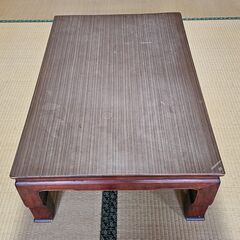 【0円】中古、座卓(739)、長さ100cmx幅65cmx高さ3...