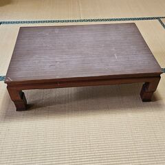 【0円】中古、座卓(739)、長さ100cmx幅65cmx高さ32cm、汚れ、傷有の画像