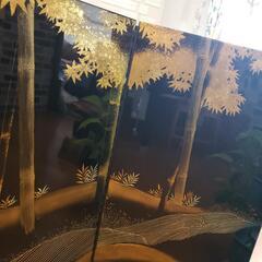 お渡し決定😀美品☆伝統工芸✨屏風✨金箔細工✨高級✨和カフェ✨の画像