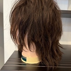 美容学生　美容師　モデルウィッグ(カットウィッグ)の画像