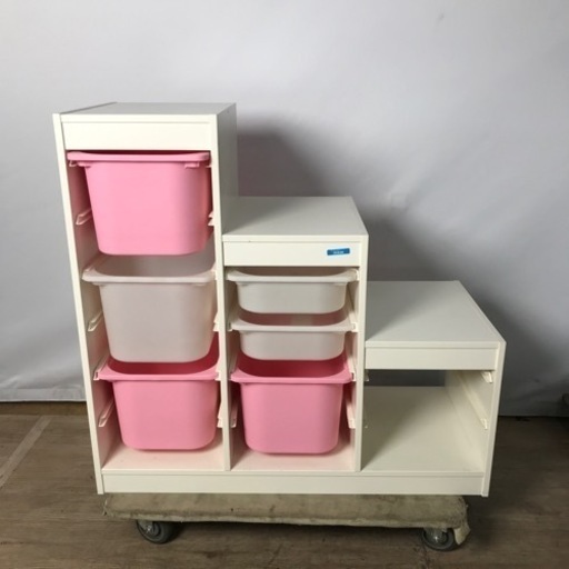 IKEA イケア TROFAST トロファスト 3列 引き出し6段 (819321)