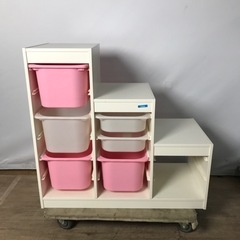 IKEA イケア TROFAST トロファスト 3列 引き出し6段 (819321)の画像