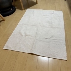 無印インド綿手織ラグ 生成 100×140cm