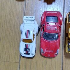 ミニカー10個セット　ヴィンテージ昭和レア物　キズ汚れ有り　買った物、オマケノベルティー等の画像