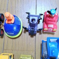 ミニカー10個セット　ヴィンテージ昭和レア物　キズ汚れ有り　買った物、オマケノベルティー等の画像