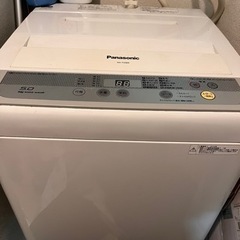 【引き渡し決定】洗濯機　パナソニックの画像