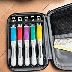 習字セット、彫刻刀セット、絵の具おまけ付きの画像