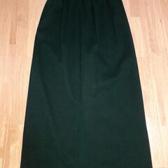 深緑色　タイト　スカート　Mサイズ　レディース　の画像