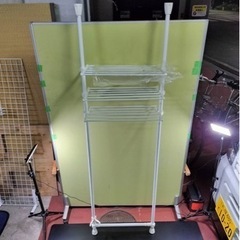 ワイヤーネット　つっぱり棒　190-280cm