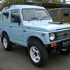 美車 ３年 ジムニー ＪＡ１１Ｖ パノラミックルーフ ５速 エア...