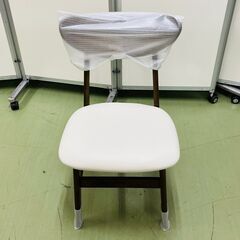 【新品 未使用品】デスクチェア トランク  天然木 ダイニングチェア 参考価格7590円の画像