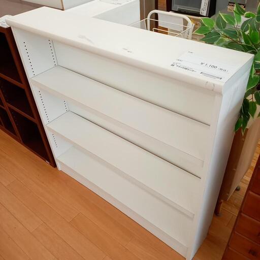★ジモティ割あり★ 本棚　ホワイト　クリーニング済　YJ2336