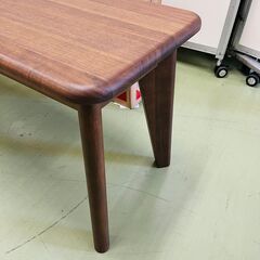 【新品 未使用品】バレーナ ベンチ 150㎝ 天然木 ウォルナット オシャレ 参考価格31900円の画像