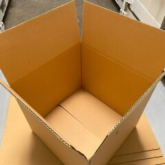 未使用段ボール　7枚　160サイズ（550x540x475mm/内寸）【引き取りのみ】の画像
