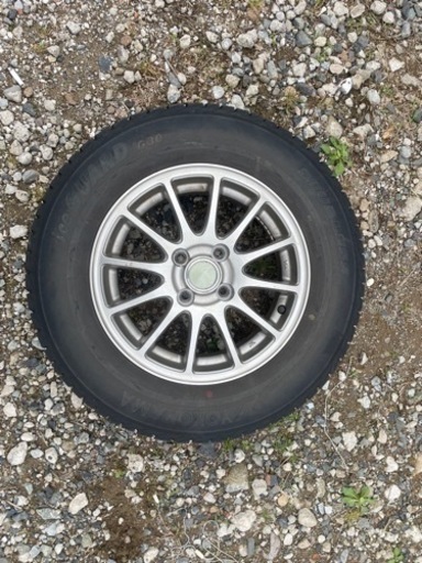 185/70 R14 88Qアルミ付きスタッドレスタイヤ4本　アルミホイール(タイヤ付き)買取