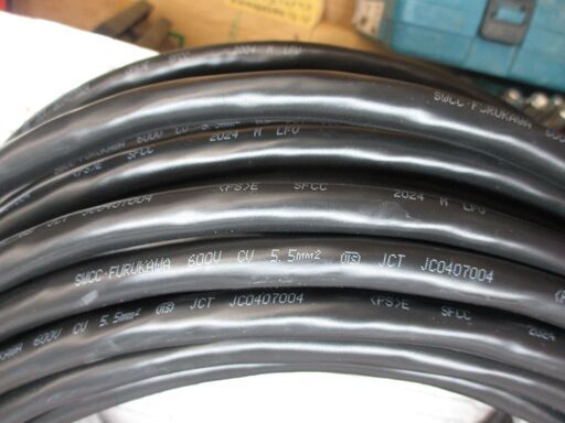 メーカー不明 CVSFCC 3C×5.5SQ 50M 未使用 【ハンズクラフト宜野湾店】