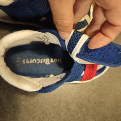 ミキハウス ホットビスケッツ ベビーサンダルの画像