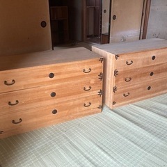 引き渡し者決定しました‼️🤭　桐のタンスです。家具 収納家具 タンス、衣類収納の画像