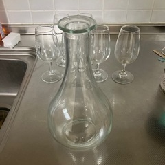 ワイングラス　デキャンタの画像
