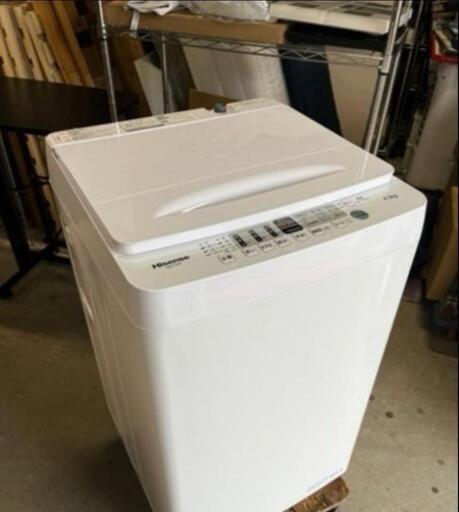 ☆超激安!!☆ Hisense 全自動電機洗濯機 4.5kg 2021年 HW-T45F 家電 生活家電 洗濯機