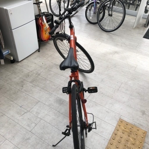 クロスバイクBRIDGESTONE27インチオレンジよごれ有【トレファク堺福田店】