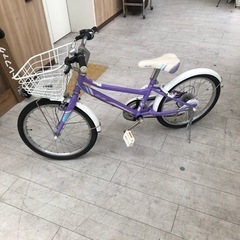 子供用自転車ASAHI20インチSTJ017973パープル【トレファク堺福田店】
