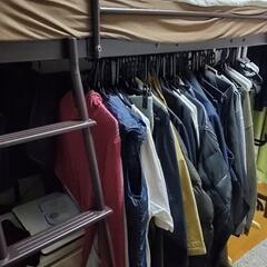 交渉中【バラ売り可】ロフトベッド+マット+マットカバー