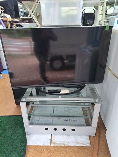さらに値下げシャープAQUOS4T－C45AJ1テレビ台純正リモコン付き北九州市内配送無料