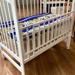 ベビーベッド　【町田市再生家具】　240242の画像