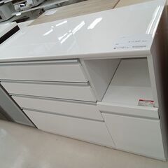 ☆ジモティ割あり☆ NITORI レンジ台 ホワイト W120×D50.5×H95